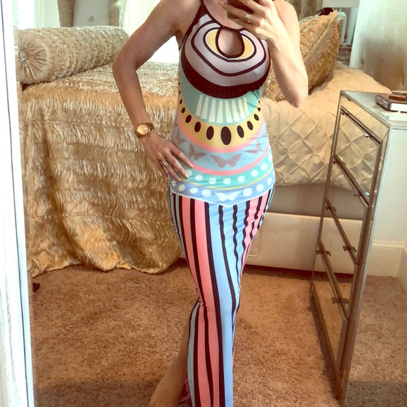 Anthropologie Dresses & Skirts - NEW Bodycon Boutique Maxi Dress Butterfly sexy S